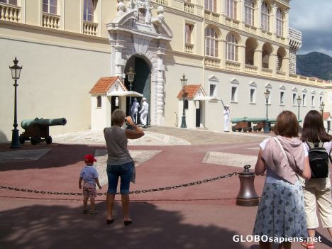 Postcard Changing the Guard