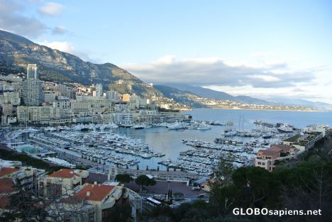 Postcard Monaco at sunset