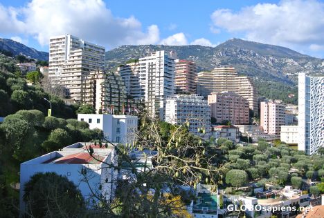 Postcard View of the Mont Agel