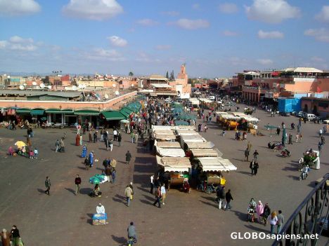 Postcard Jemaa-El-Fna
