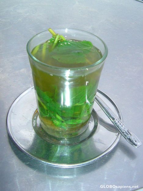 Postcard Mint tea