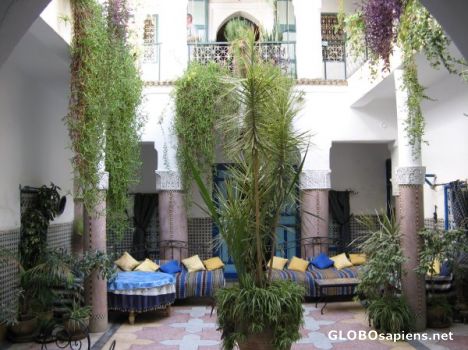 Postcard In the Riad 1