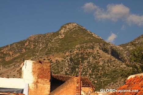 Postcard Surrounded by mountains