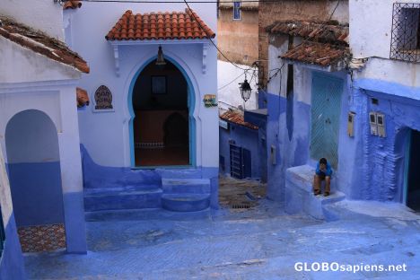 Postcard Blue medina