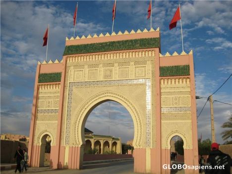 Postcard Entrance to the Town