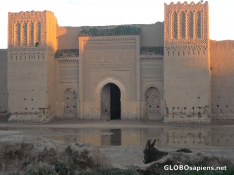 Postcard old kasbah of rissani