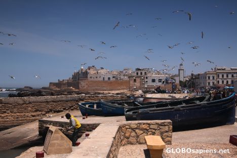 Postcard The medina