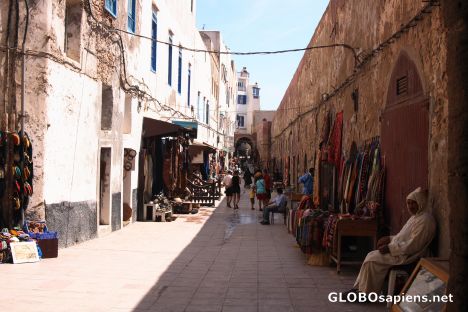 Postcard Medina street