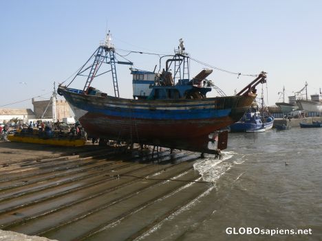 Postcard Dry dock