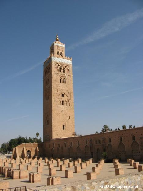 Postcard Koutoubia Mosque 1