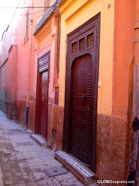 Postcard Two doors