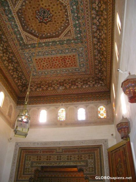 Postcard Bahia Palace - ceiling 2