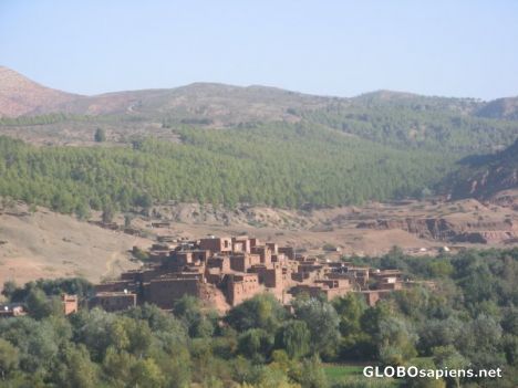 Postcard Old village from Berber house.