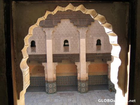 Postcard Inside Ben Yousef Medresa (3)