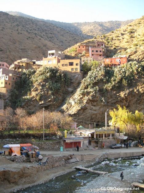 Postcard Houses on the Hill