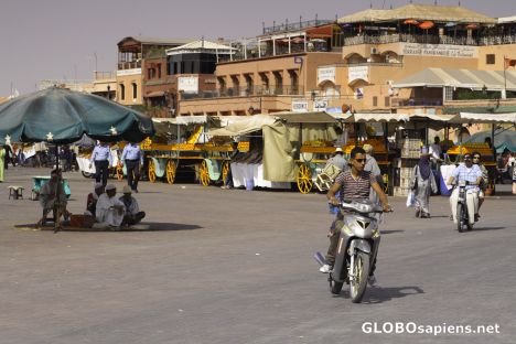 Postcard Motorbike