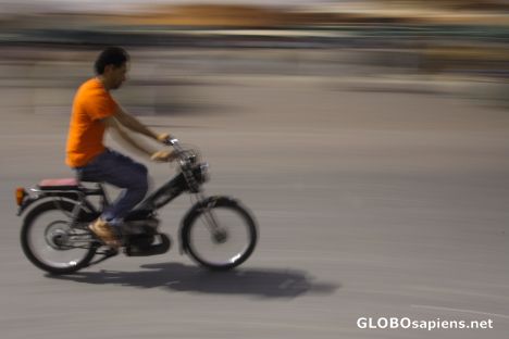 Postcard Moped