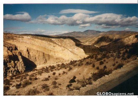 Postcard Atlas mountains morocco