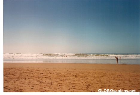 Postcard Very big waves!.