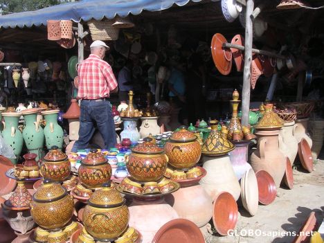 Postcard Bazaar in Tangiers