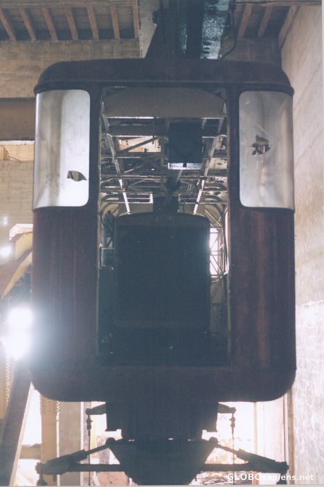 Postcard Cable car within its hill station hanger.