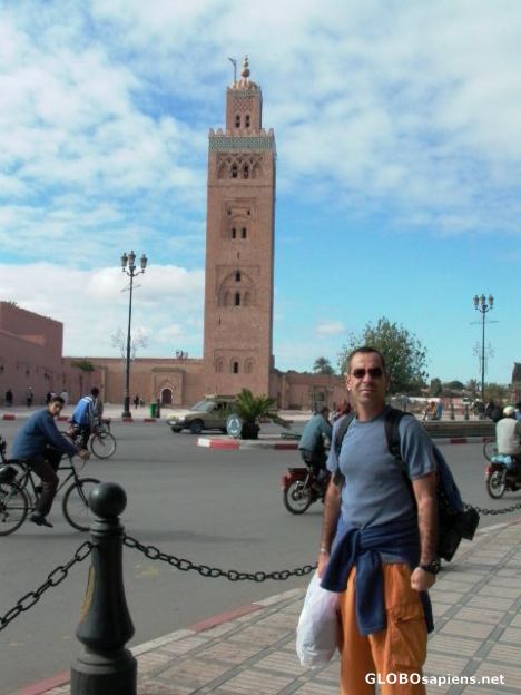 Postcard Arriving in Marrakesh, Morocco 2002.