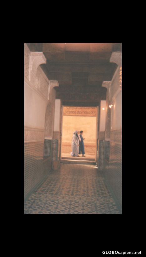 Postcard Medersa Ben Youssef