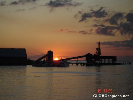 Postcard Sunset in Port Louis