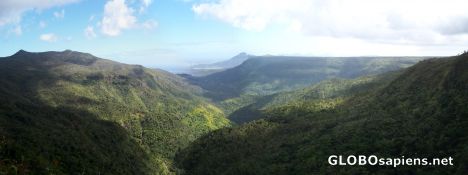 Postcard gorges de la riviere noire