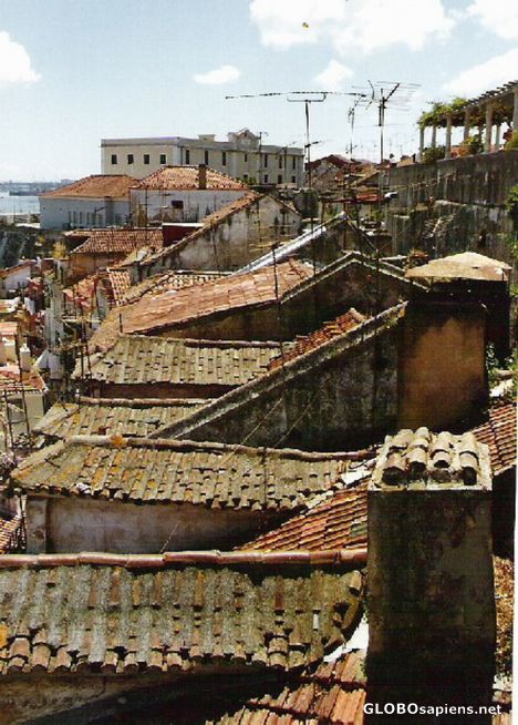 Postcard Behind the city