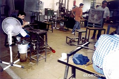 Postcard Glassblowers
