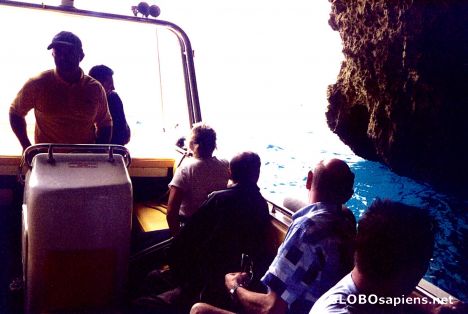 Postcard Sea Cave Azure