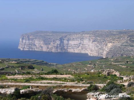 Postcard View from Sanap cliffs