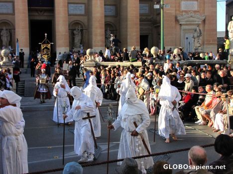 Postcard Mosta - Good Friday
