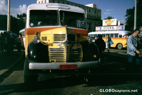 Postcard Malta, Valetta, Oldtimer