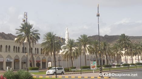 Postcard Muscat Mina landscape