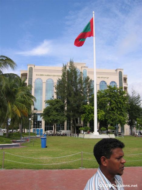 Postcard The flag