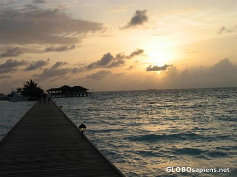 Postcard Sun set