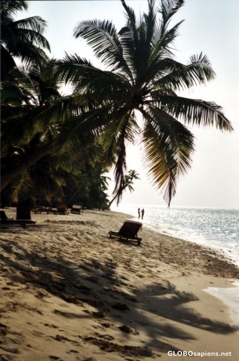 Postcard Filitheyo Beach Maldives
