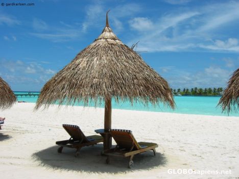 Postcard Straw hut