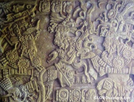 Postcard Detail of King, Ancestor & Future King
