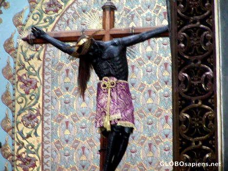 Postcard The Famous Black Christ