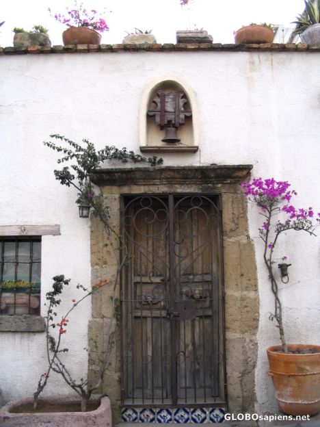 Postcard The door