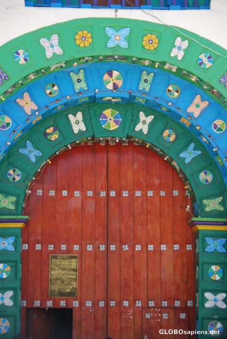 Postcard Church Entrance