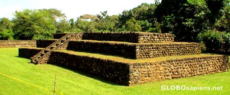 Postcard Izapa ruins