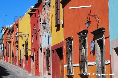 Postcard Colorful street