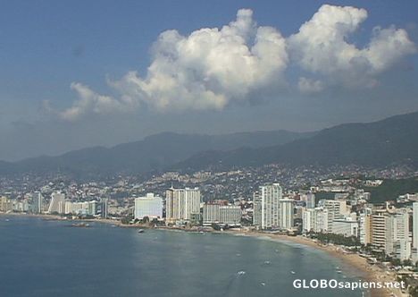 Clouds over Acapulco...