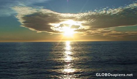 Postcard Just before sunset