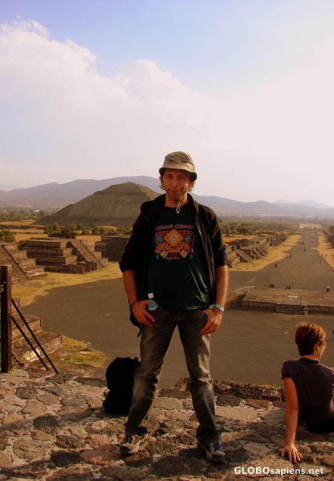 Postcard End of the Ruta Maya in Mexico