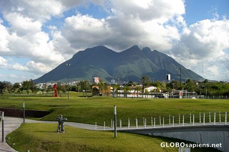 Postcard Cerro de la Silla (Saddle Mountain)